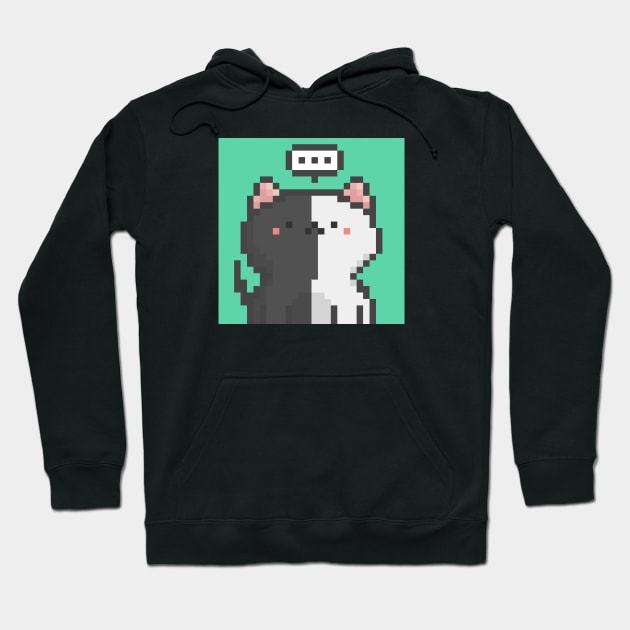 Pixel Cat 104 Hoodie by Infinite Mew Mew